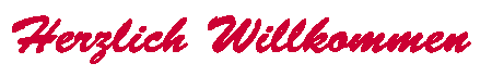 Herzlich Willkommen